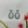 Graceful Oval Crystal Earrings