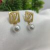 Pearl Charm Studs