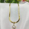 Round Pearl Snake Chain